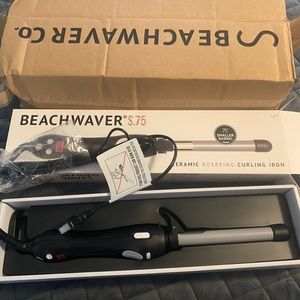 Beachwaver Co S.75 small barrel Ceramic Curling Iron (NEW IN BOX)